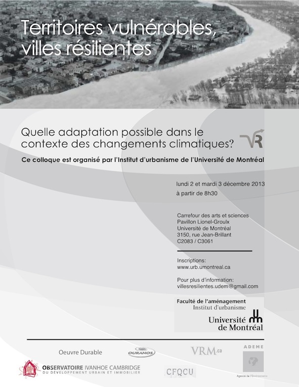 2013 Affiche Territoires Vulnerables